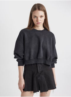 DeFacto Crop Sweatshirt  - Image 3
