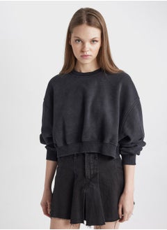DeFacto Crop Sweatshirt  - Image 1