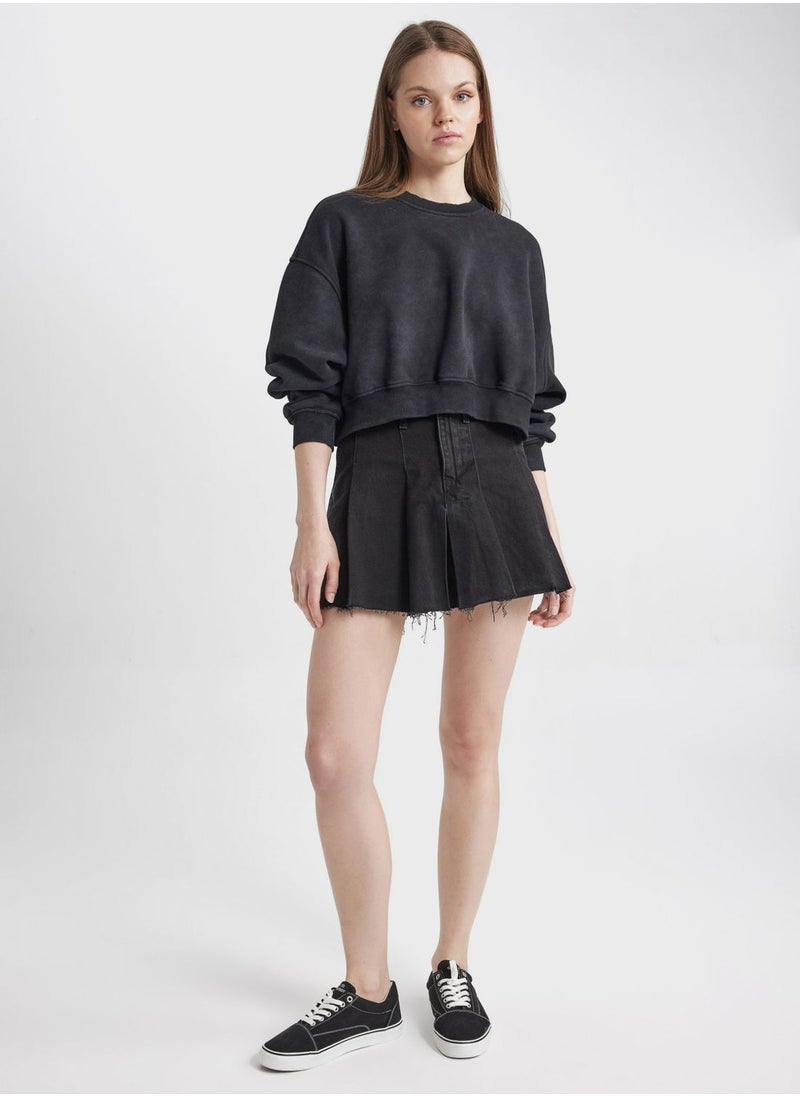 DeFacto Crop Sweatshirt  - Image 5