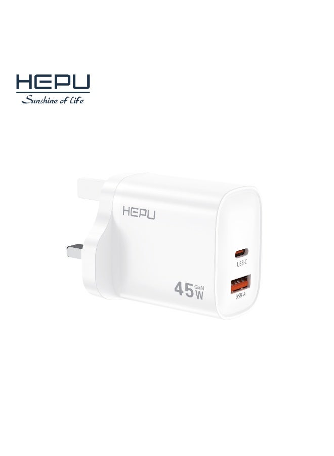 هيبو شاحن سريع HEPU 45واط - Image 2