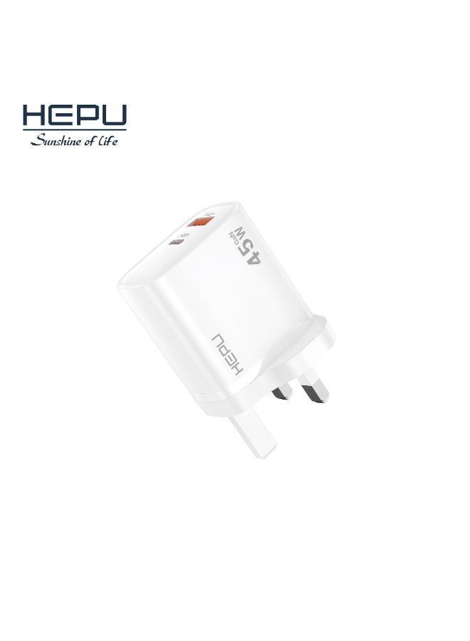 هيبو شاحن سريع HEPU 45واط - Image 3