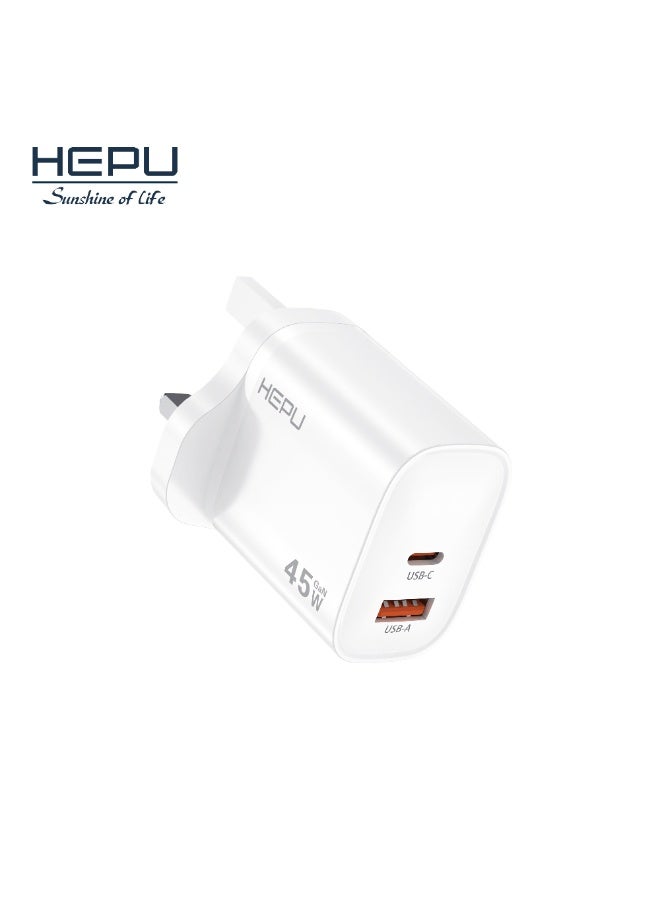 هيبو شاحن سريع HEPU 45واط - Image 1