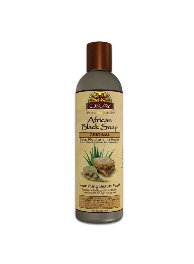 OKAY Kay African Black Soap Liquid 8Oz / 237Ml - Image 2