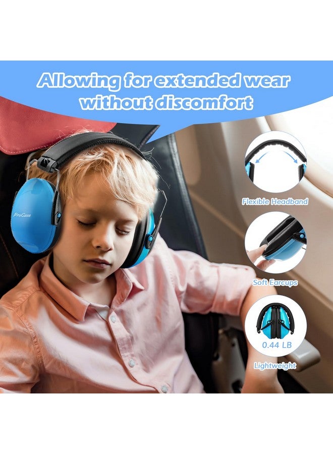 ProCase Noise Cancelling Headphones for Kids Toddler, SNR 27dB Noise Reduction Ear Muffs, Hearing Protection for Monster Jam, Concerts, Fireworks, Shooting, Air Show, Autism Sensory Needs -Blue - Image 5