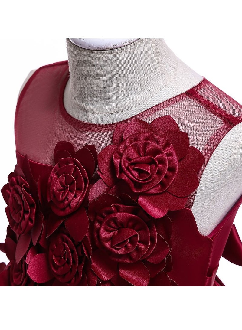 Flower Embellished Princess Dress - Image 5