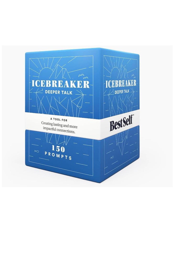 Y&D - Conversation Starter Icebreaker Deeper Talk Deck by BestSelf ― Powerful Conversation Cards To Grow And Strengthen Relationships By Cultivating Open Engaging And Meaningful Interactions ― 150 Prompts - Image 1