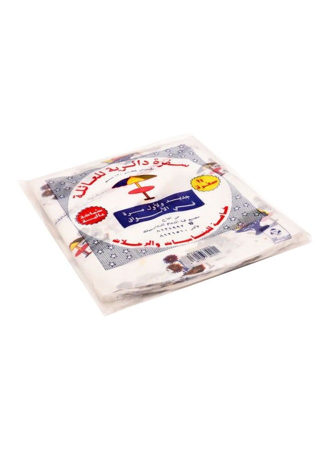 24-Piece Table Mats White 120cm 