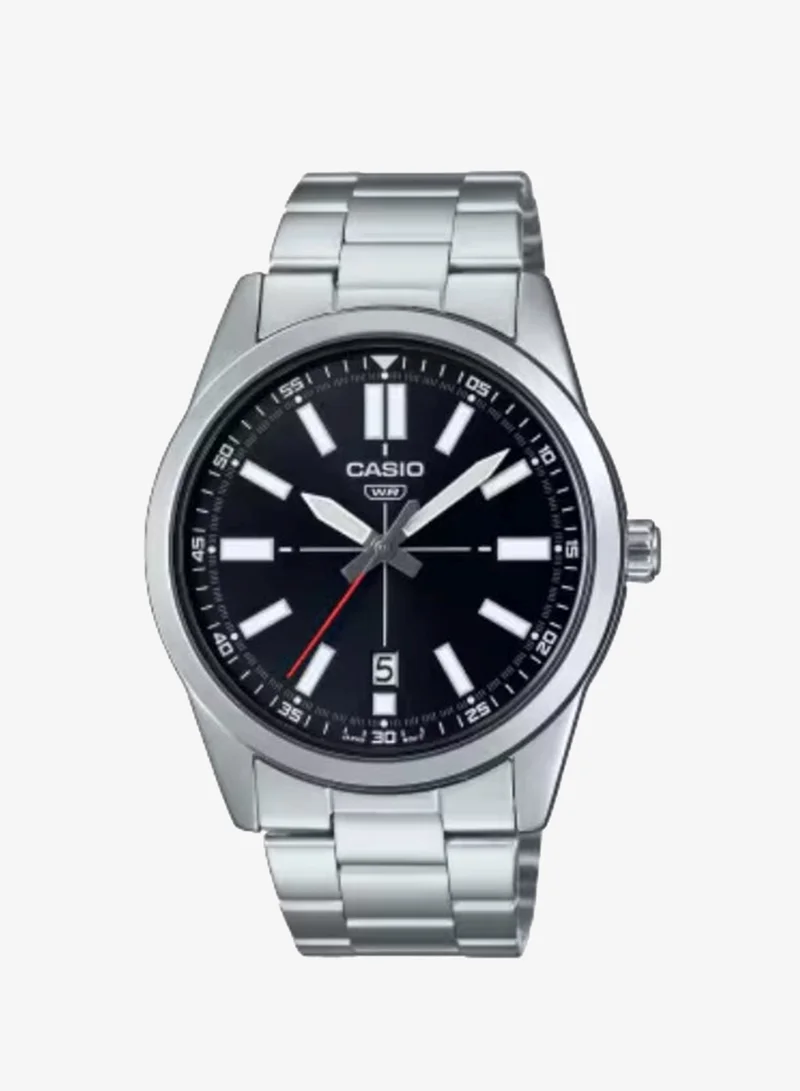 Casio Men's Stainless Steel Analog Watch MTP-VD02D-1EUDF - 41 mm