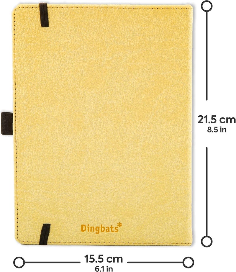 Dingbats* Notebooks دينغباتس* الحياة البرية A5+ دفتر الذئب الكريمي - منقط مقاوم للتصدع في درجات الحرارة المنخفضة - Image 2