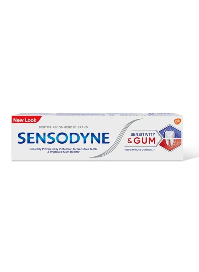 SENSODYNE PRONAMEL معجون أسنان سِنْسُوداين للحساسية واللثة بنكهة النعناع 75 مل