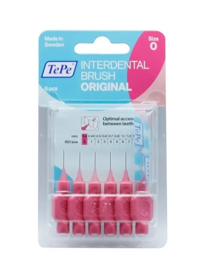 Tepe Interdental Brush, Size 0, 6 Piece