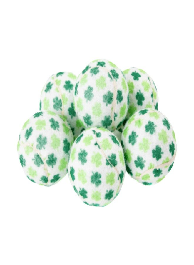 Midlee St. Patrick's Day Shamrock Dog Tennis Balls (Regular) - Image 1