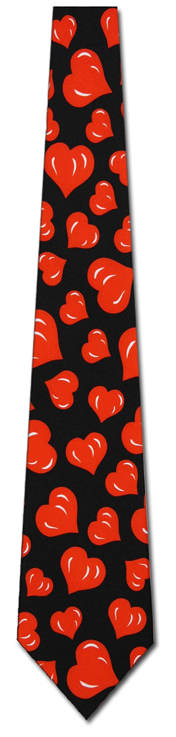 Three Rooker Hearts TIES Valentines Day Men's Neck tie heart - Image 5