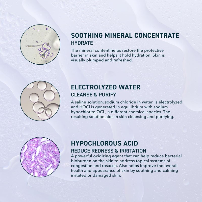 Prequel Skin Universal Skin Solution Hypochlorous Acid Spray for Face and Body. Fine Mist HOCL Facial Cleanser and Dermal Spray with Minerals & Electrolyzed Water - pH-Stabilized Care. 4oz - Image 3