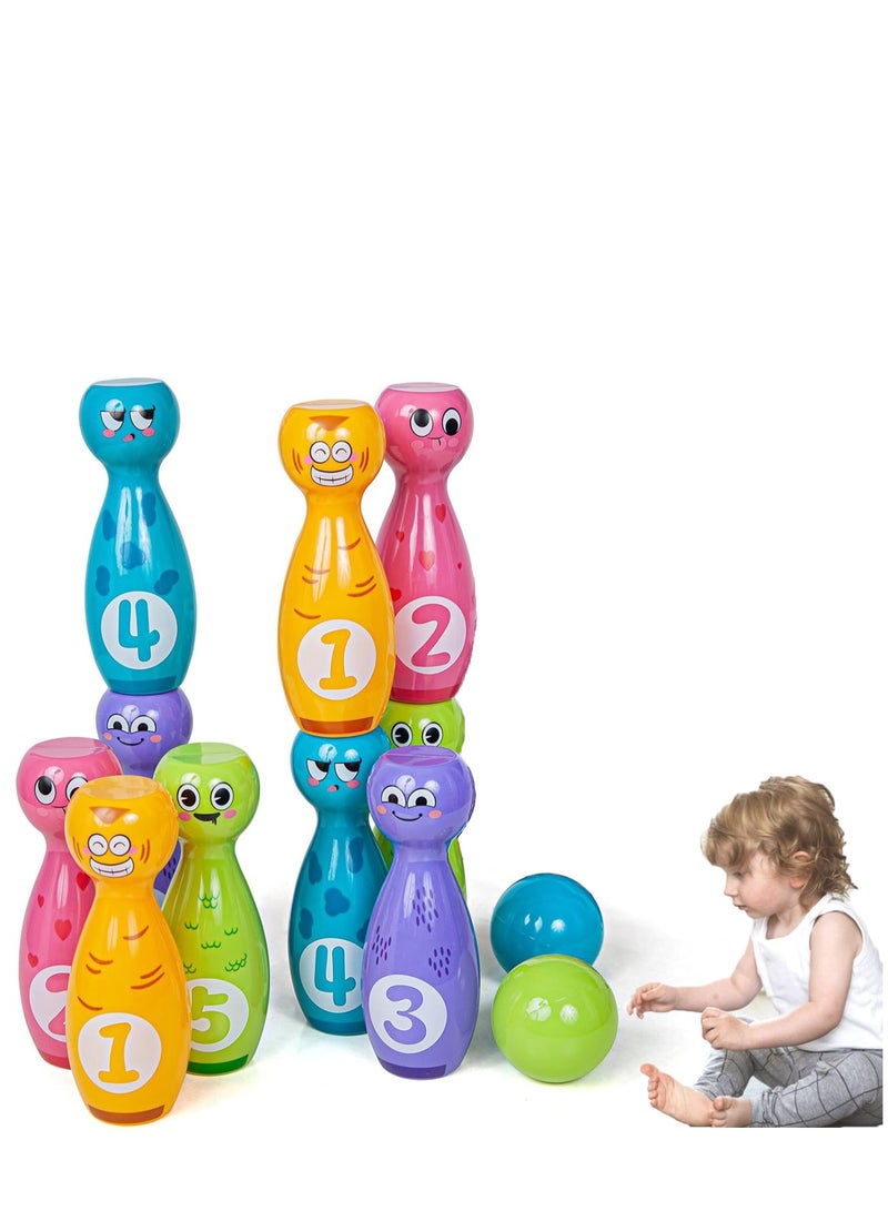 SYOSI Bowling Ball Toy Bowling Balls Bowling Game for Bowling Indoor Toys Bowling Pin Bowling Games for Indoor Indoor Toys Bowling Toys Fun Sports Games Gifts for Kids - Image 1