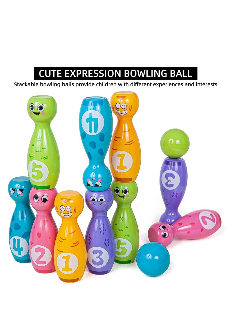 SYOSI Bowling Ball Toy Bowling Balls Bowling Game for Bowling Indoor Toys Bowling Pin Bowling Games for Indoor Indoor Toys Bowling Toys Fun Sports Games Gifts for Kids - Image 5
