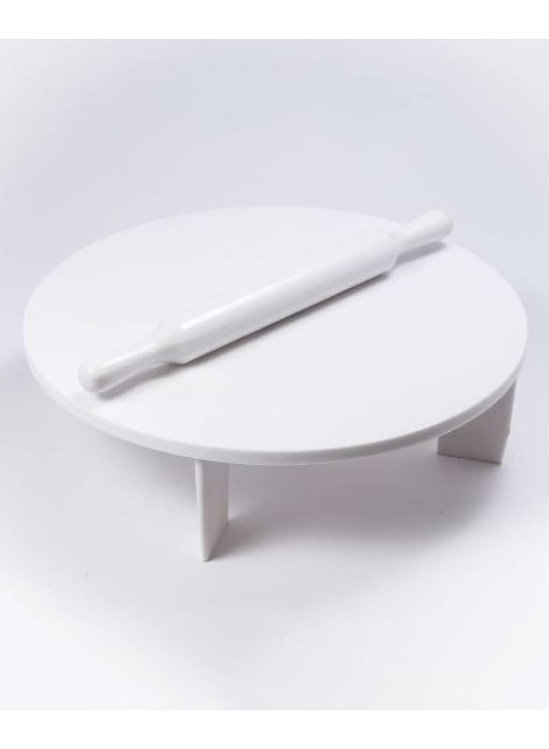 Non-stick plastic dough rolling board and tool, 34 cm  - Image 2