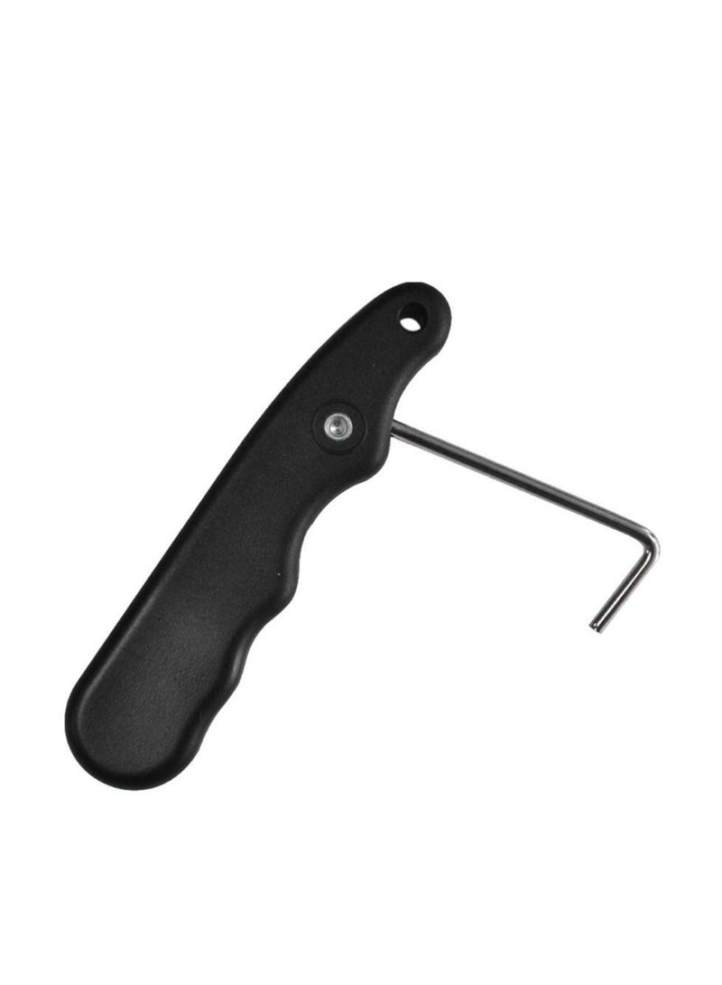 KASTWAVE 2 Pieces Ice Skate Lace Tightener Tool, Figure Skate Wire Lace Tightener Puller Tool, Sports Folding Lace Tightener for Ice Skates Figure Skates Boots Shoes - Image 4