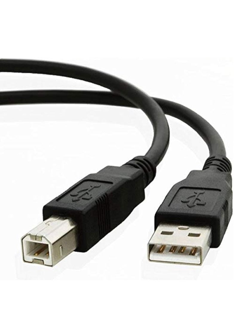 2بي كابل USB للطابعة 3 متر DC017 من 2 بي - لون اسود لكومبيوتر - سي - Image 1