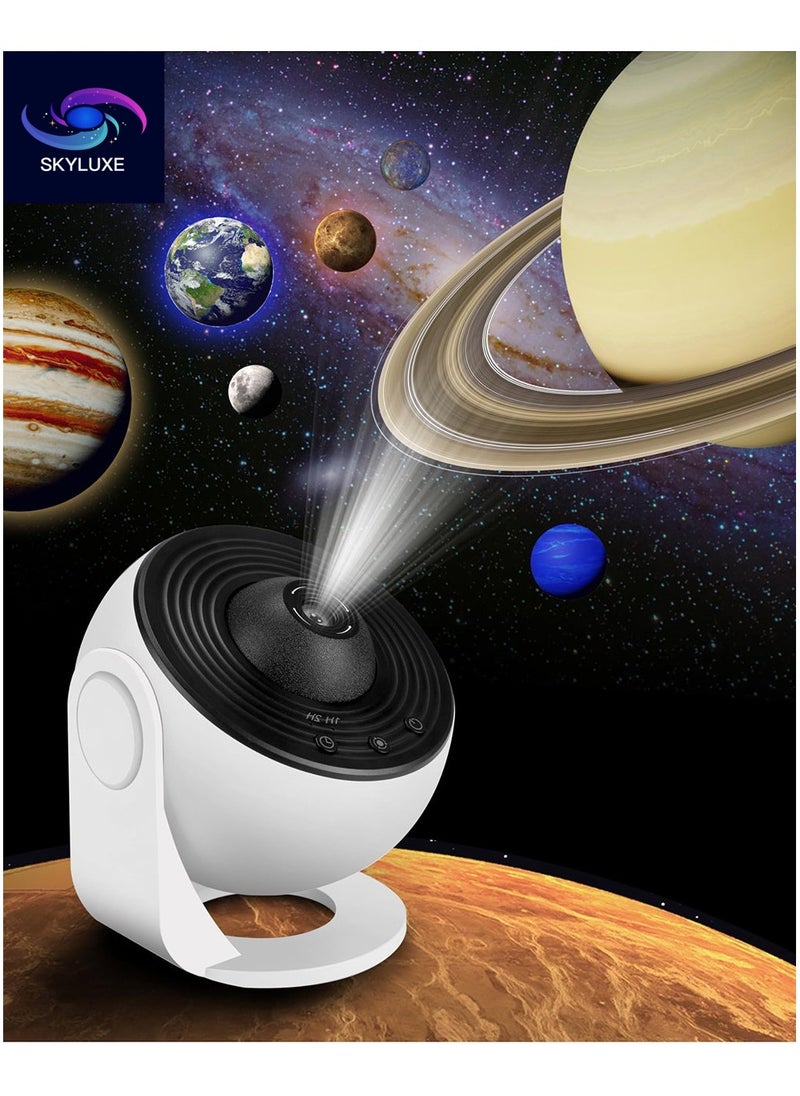 milkyway Galaxy Projector 12 in 1 Star Projector Starry Sky Night Light with Solar System Constellation Moon for Kids Adults Light Projector for Bedroom Home Theater Living Room Decor LED Projector Lamp  - Image 1