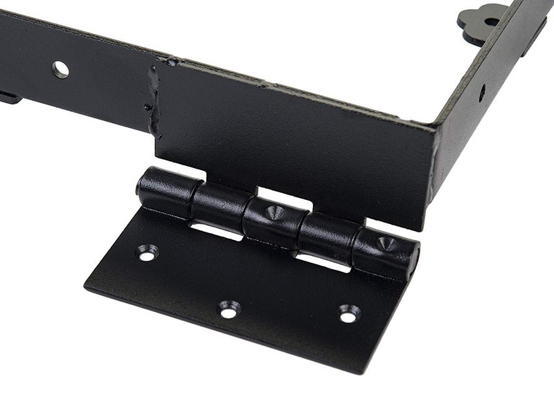 Nuvo Iron Gate Corner Frame Brace Kit, Black, 1 Count (Pack of 1) - Image 2