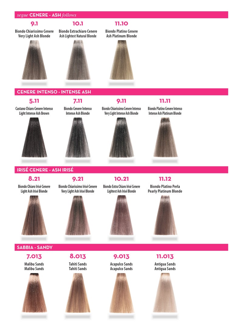 Barex Italiana JOC Color - Hair Colouring Cream 100 ML | 5.11 Light Intense Ash Brown - Image 4