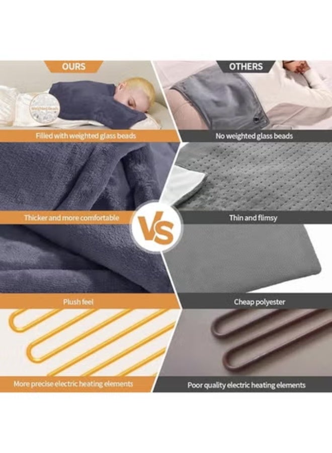 وسادة تدفئة للرقبة والكتفين – وسادة كهربائية لتخفيف آلام الرقبة مع 9 إعدادات حرارة وإيقاف تلقائي لمدة ساعتين - Image 3