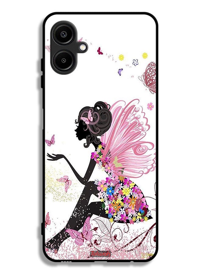Tolwak Samsung Galaxy F06 5G Protective Case Cover Butterfly Girl Artwork - Image 1
