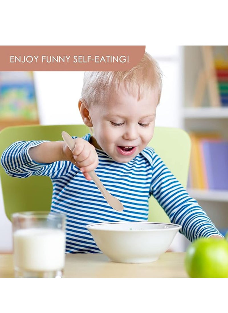 Generic 6-Piece Silicone Feeding Spoons, for Baby and Infant, Soft-Tip Easy on Gums I Training Spoon | Baby Utensils Feeding Supplies, Dishwasher & Boil-proof  - Image 5