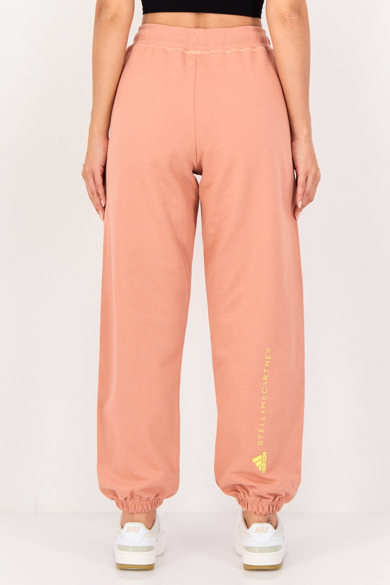 Adidas x Stella McCartney Women Sportswear Fit Training Sweatpants, Dusty Orange - Image 4