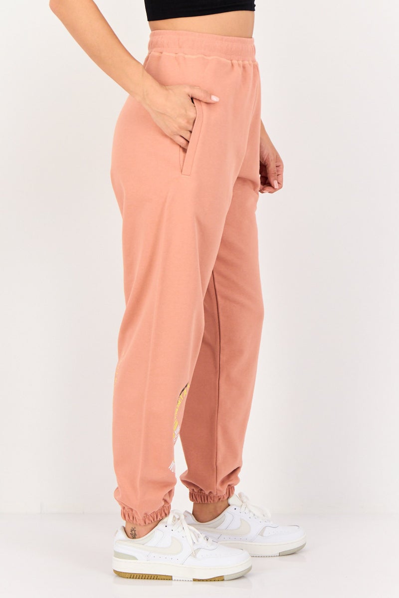 Adidas x Stella McCartney Women Sportswear Fit Training Sweatpants, Dusty Orange - Image 3