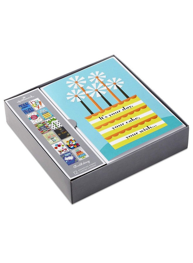 هولمارك بطاقات تهنئة عيد ميلاد متنوعة من هولمارك (12 بطاقة ومغلف) - Image 3