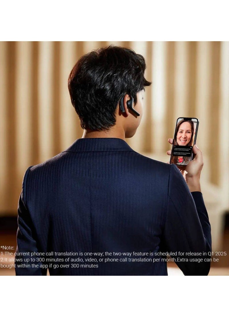 Timekettle W4 Pro AI Interpreter Earbuds(Grey),Translator Device Supporting 40 Languages,Translator Earbuds for Call and Video Translation,APP Work with iOS and Android - Image 3