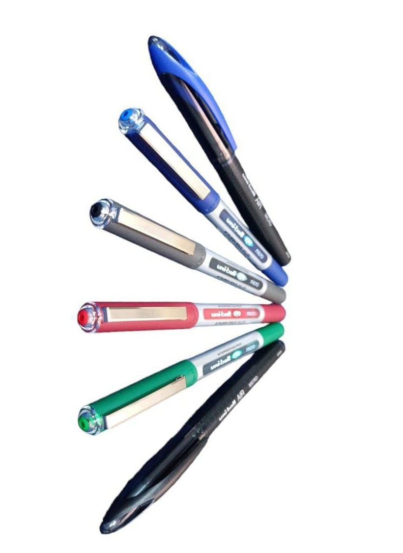 Uniball 6-Piece Eye Micro Roller Pen Multicolour  - Image 2