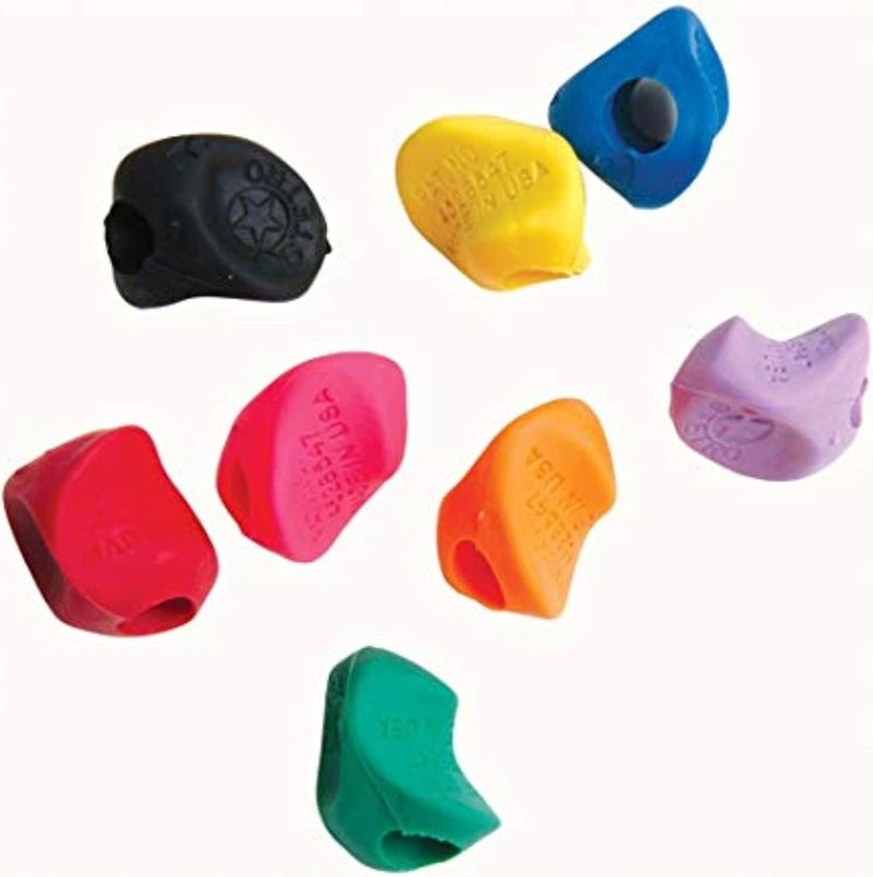 Stetro Pencil Grips - Assorted Colors - 36 Count Pack for Comfortable Writing