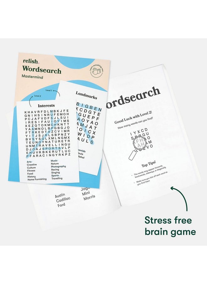 Relish - Large Print Word Search Dementia Activities For Seniors Products & Gifts For Seniors And Elderly - Image 1