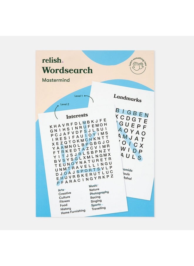 Relish - Large Print Word Search Dementia Activities For Seniors Products & Gifts For Seniors And Elderly - Image 1
