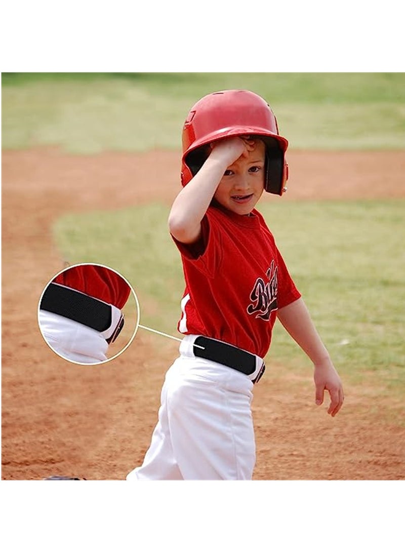 Softball Belt, 6 Pcs Youth Elastic Baseball Belt, Outdoor Sports Elastic Belt, 22-32 Inch Waistline Adjustable Softball Belt for Kids Boys and Girls - Image 3