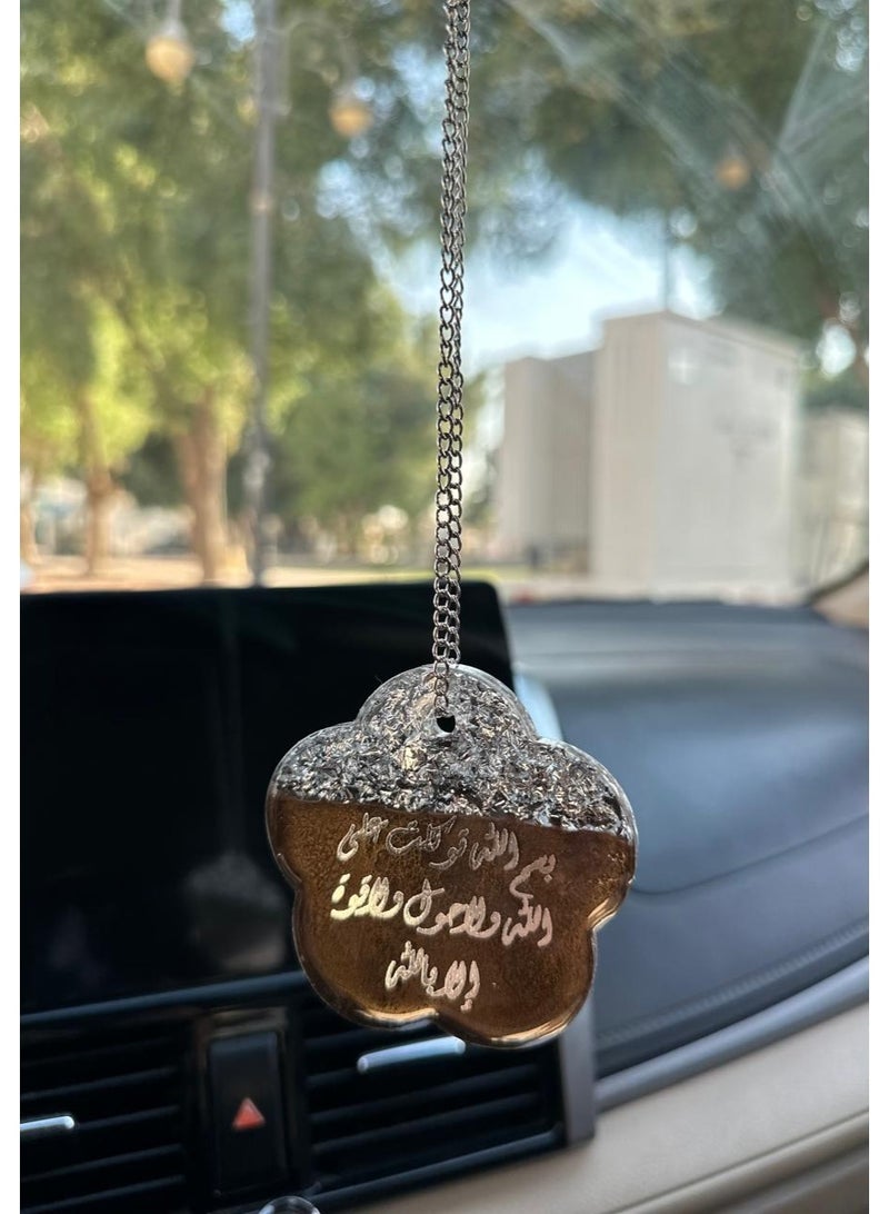 Elegant car hanging ornament crafted from premium resin – a stylish decorative accessory for the car rearview mirror. - Image 2