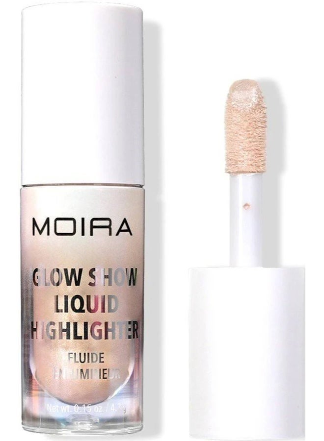 Moira Glow Show Liquid Highlighter 001 Vanilla Bliss 4.3g - Image 1
