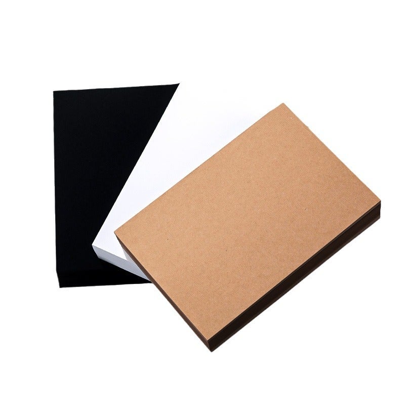 Blank Card Hard Paper White Hand-Painted Christmas Postcard Bookmark English Word Notes Making Greeting Card Paper - Image 5
