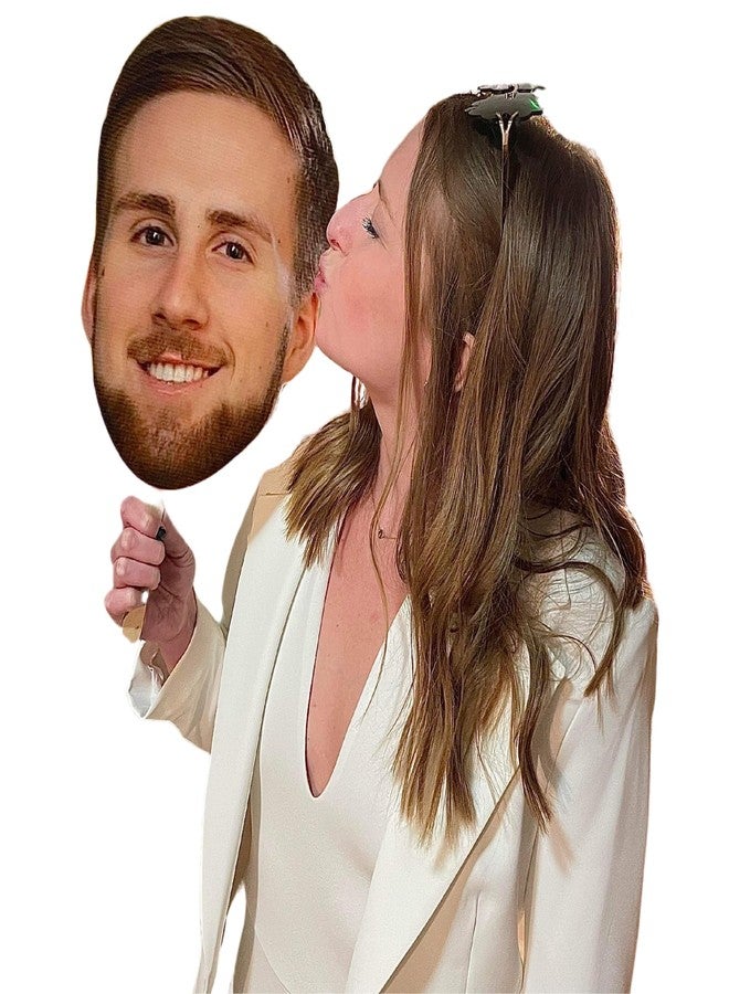 Big Head Cutouts - Head on a Stick - Big Heads - face on a Stick - Cardboard Head Cutout - Graduation Head Cutout - Image 4