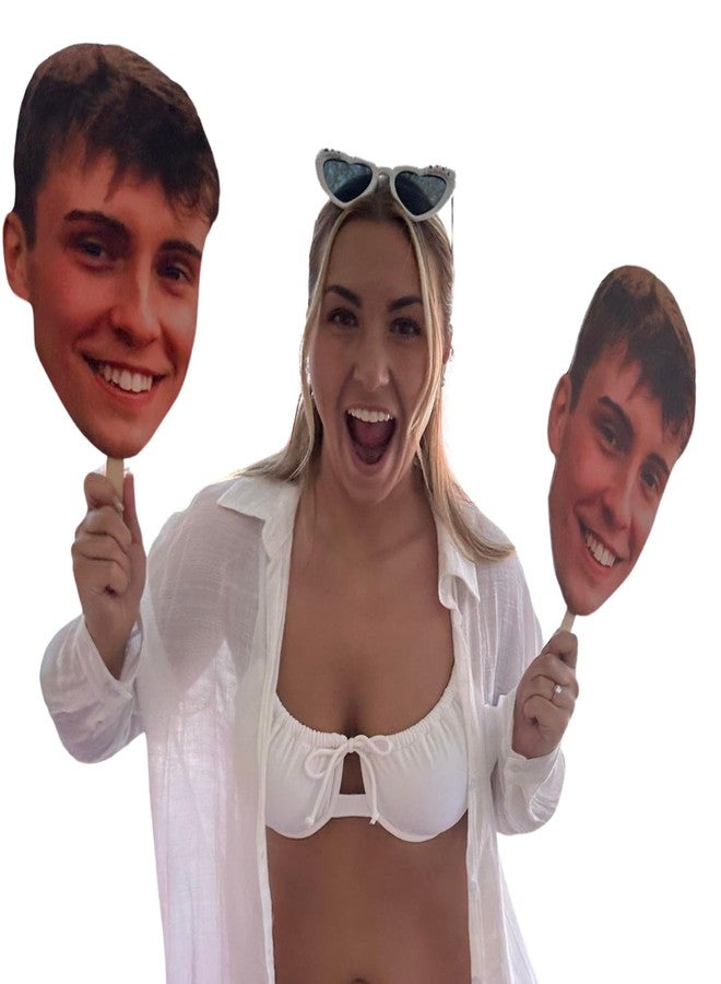 Big Head Cutouts - Head on a Stick - Big Heads - face on a Stick - Cardboard Head Cutout - Graduation Head Cutout - Image 2