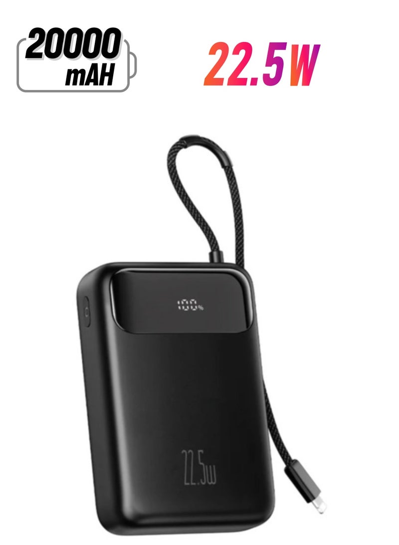 Mcdodo Power Bank With Type C Cable Mcdodo MC-3720 Digital 20000mAh 22.5W - Image 1