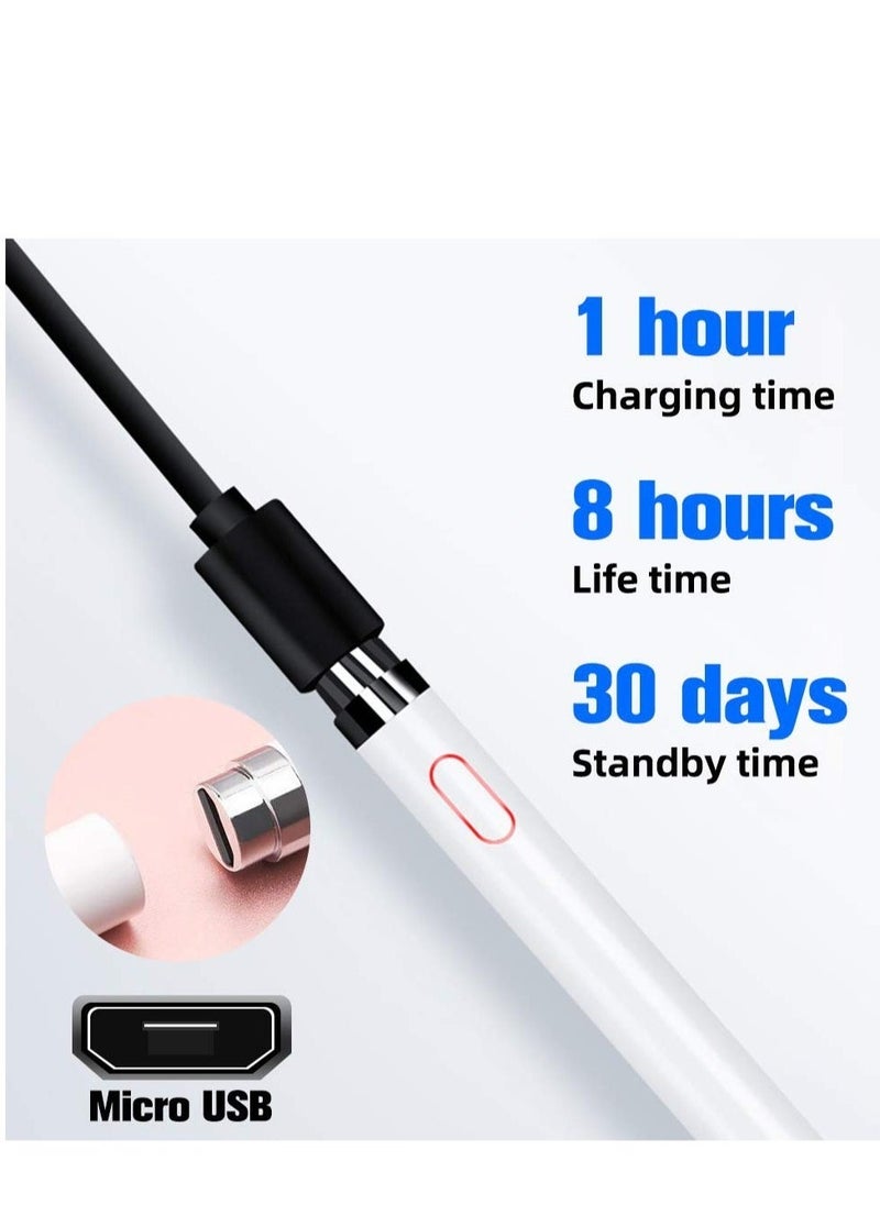BGM High Tech Smart Stylus Pen For iPad/ Tab/ Mediapad White  - Image 4