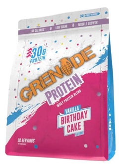 Grenade Whey Protein Powder Birth Day Cake Flavour 2kg 