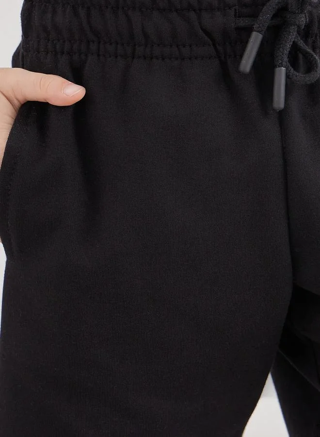 Styli Styli Boys School Uniform Solid Shorts with Drawstring
