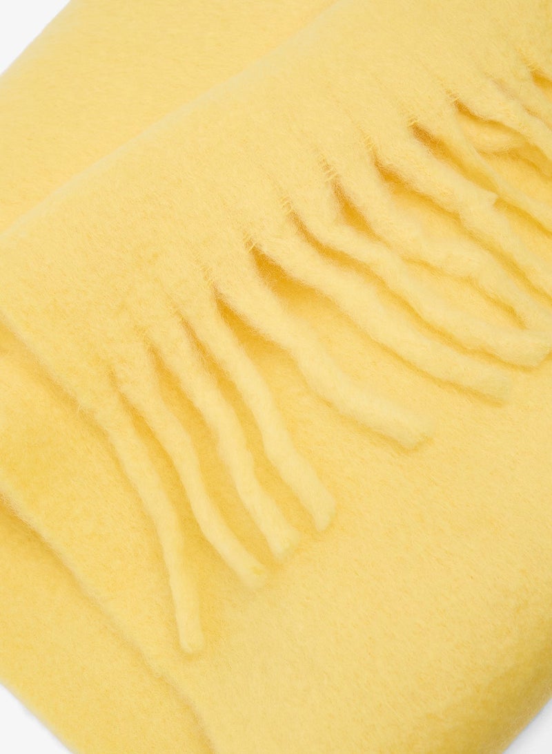 Ginger Fluffy Tassel Scarf - Image 3