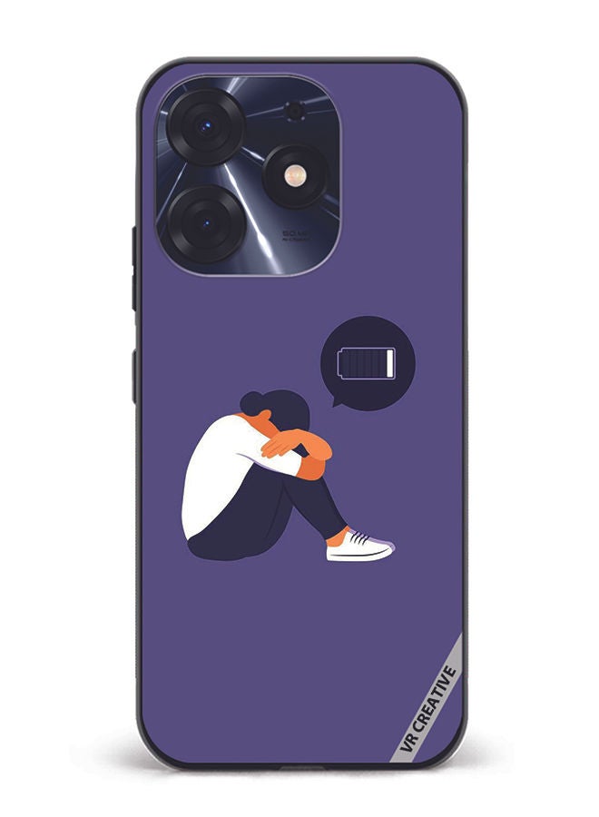 VR CREATIVE غطاء حماية لتكنو سبارك 10 برو بتصميم منخفض متعدد الألوان - Image 1