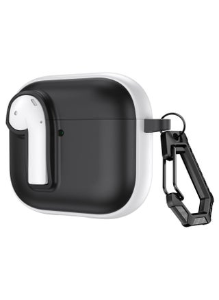 Suitable For Apple Airpods 4 Protective Case With Lock Switch Creative Headset Bluetooth Case Pro2 Soft Drop-proof Case-Color:Black And White-Applicable Models:Airpods 4 - pzsku/ZBD2AE0F5AFC06D160B07Z/45/1746231917/1ec8842a-40ac-430a-aa67-ef2665d0cf18